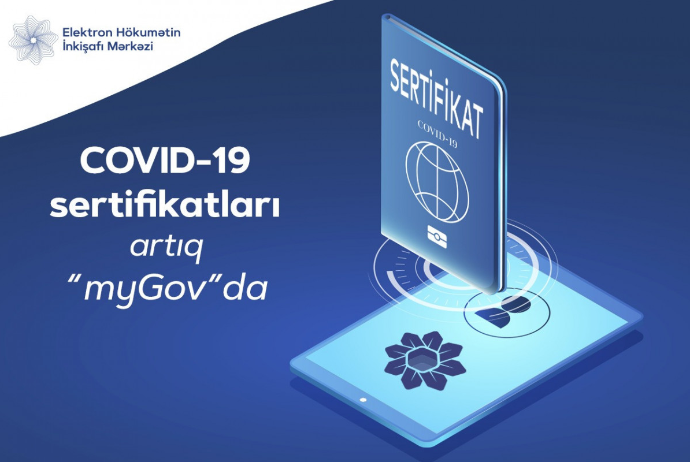 COVID-19 sertifikatları artıq - “myGov”da | FED.az