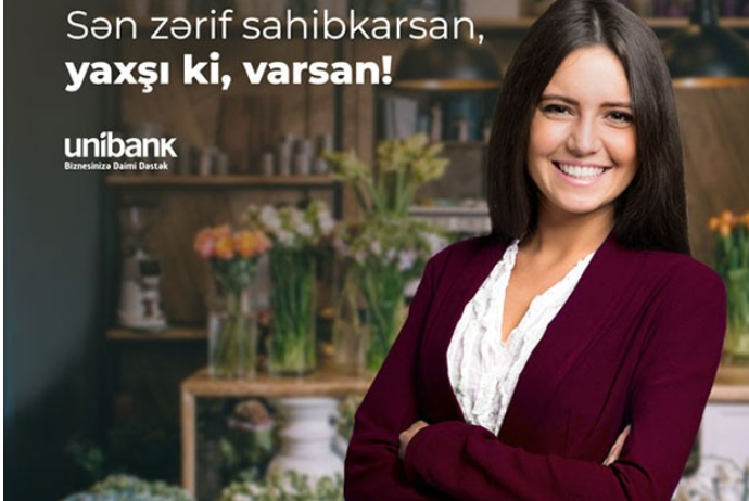 "Unibank"dan sahibkar xanımlara bayram hədiyyəsi: İLLİK CƏMİ 8% İLƏ KREDİT | FED.az