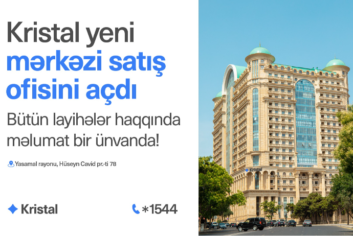 “Kristal”ın yeni mərkəzi satış ofisi fəaliyyətə başladı! - VİDEO | FED.az