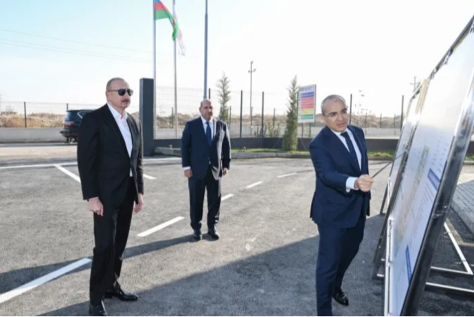 Ağdamda metal elektrik dirəklərinin istehsalı müəssisəsinin açılışı olub