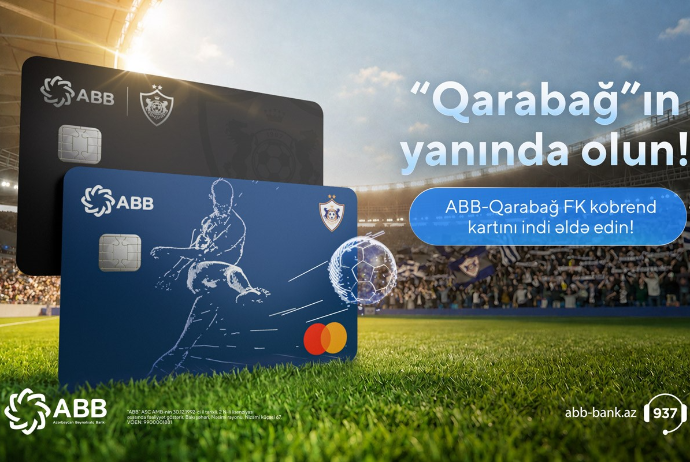 Azərbaycanda ilk dəfə “ABB-Qarabağ FK” kobrend kartı – TƏQDİM EDİLDİ | FED.az