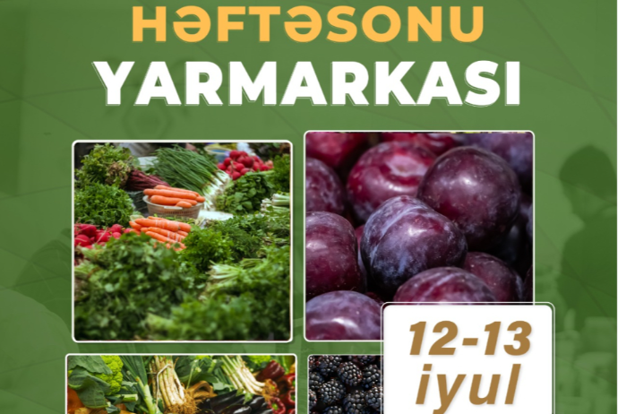 20 rayondan 50 fermer Bakıda mallarını satacaq - YARMARKA | FED.az