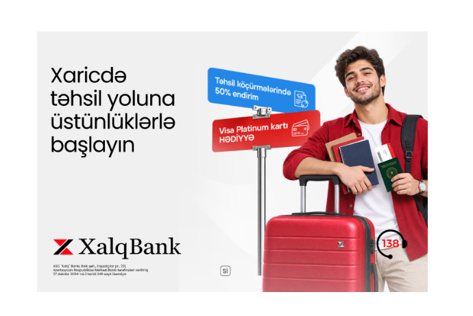 Xalq Bankdan xaricdə təhsillə bağlı - SƏRFƏLİ TƏKLİF | FED.az