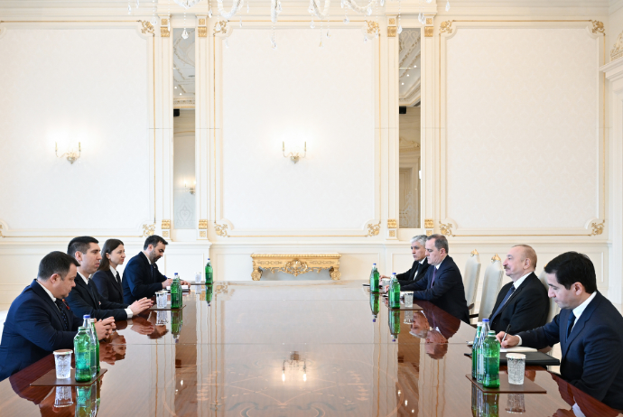 İlham Əliyev Moldovanın Baş nazirinin müavinini qəbul edib | FED.az