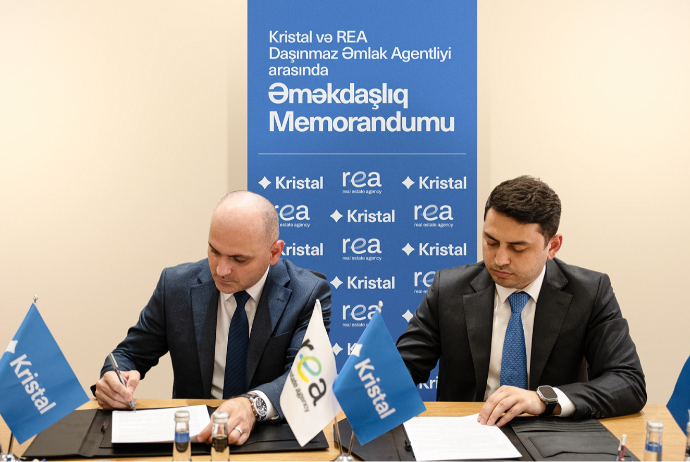 “Kristal” və “REA” Daşınmaz Əmlak Agentliyi arasında yeni əməkdaşlıq razılaşması - ƏLDƏ OLUNUB! | FED.az