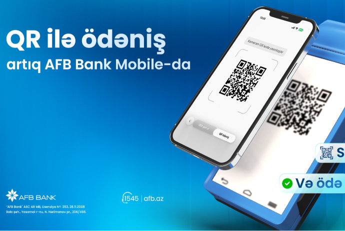 AFB Bank-da QR kod ilə ödəniş imkanı - İSTİFADƏYƏ VERİLDİ | FED.az