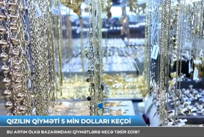 Azərbaycanda da qızıl bahalaşdı - ALIŞ QOYMƏTİ 200 MANATA QALXDI - VİDEO | FED.az