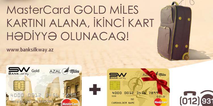 Bank Silk Way «MasterCard Miles 1+1» adlı yeni kampaniyasına start verir | FED.az