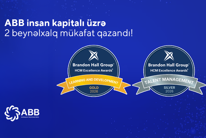 ABB insan kapitalının idarə olunması sahəsində daha 2  nüfuzlu beynəlxalq mükafat qazandı! | FED.az