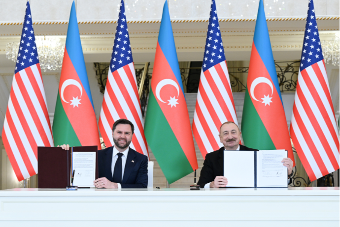 Azərbaycanla ABŞ arasında Strateji Tərəfdaşlıq haqqında Xartiya imzalanıb - TAM MƏTN