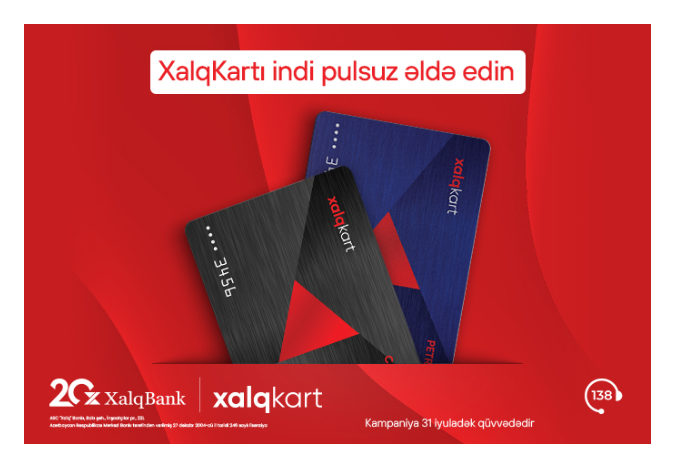 XalqKart indi - PULSUZ! | FED.az