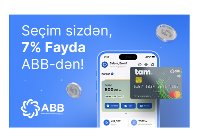 İstənilən ABB kartınızla pos-terminal ödənişlərində  - 7% ƏLAVƏ FAYDA! | FED.az