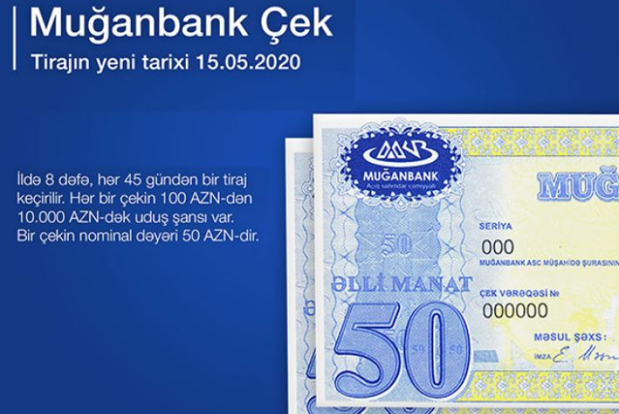 “Muğanbank Çek”in 33-cü tirajının - VAXTI DƏYİŞDİ | FED.az