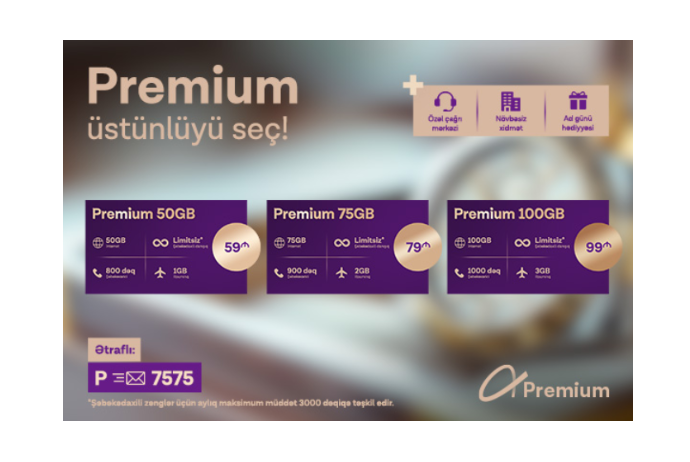 Azercell представляет тариф Premium и Программу Лояльности Premium+ | FED.az