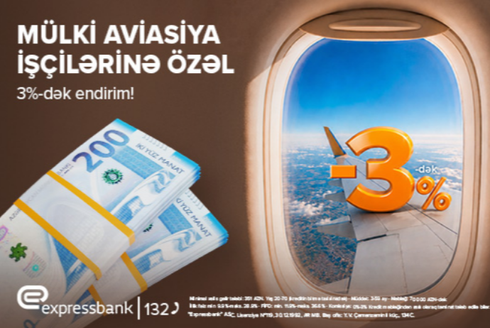 Mülki Aviasiya İşçilərinə ÖZƏL KREDİT TƏKLİFİ | FED.az