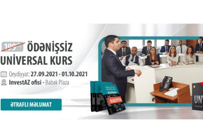 İnvestAZ şirkəti 199 manatlıq kursu ödənişsiz etdi | FED.az