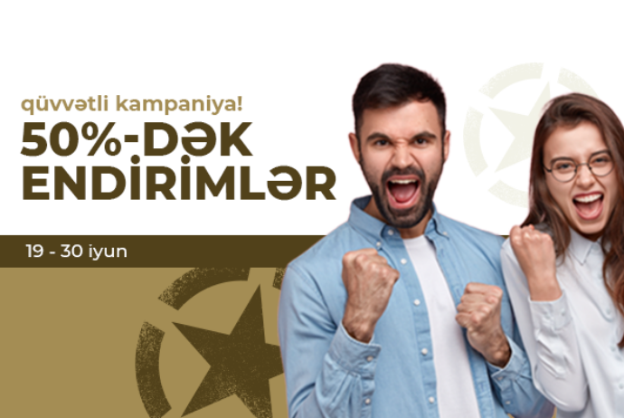 Kontakt Home-da “Silahlı Qüvvələr Günü” münasibətilə kampaniya - 50%-dək endirim | FED.az