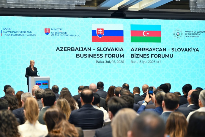 Bakıda Azərbaycan-Slovakiya biznes forumu keçirilib - FOTO | FED.az