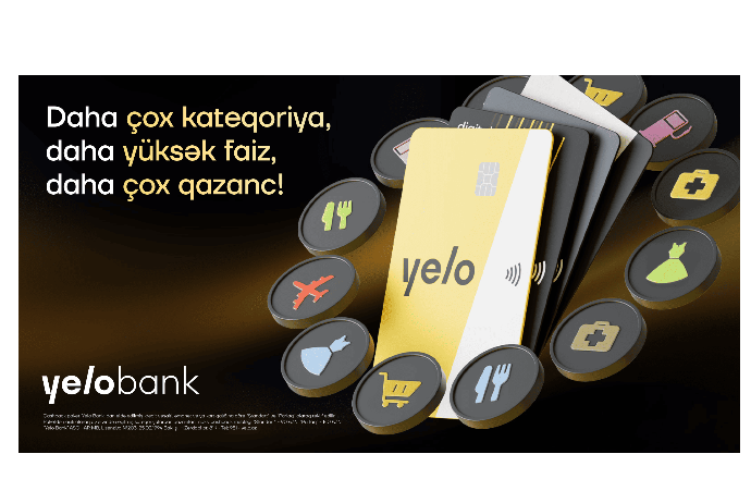 Yelo kartların cashback şərtləri yeniləndi - Daha çox limit, daha yüksək cashback! | FED.az