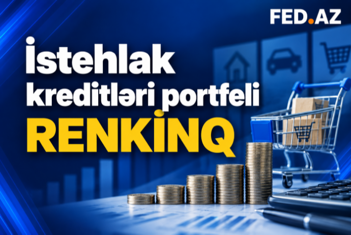 İstehlak kredit portfelinin həcmi üzrə – BANKLARIN RENKİNQİ (30.06.2026) | FED.az