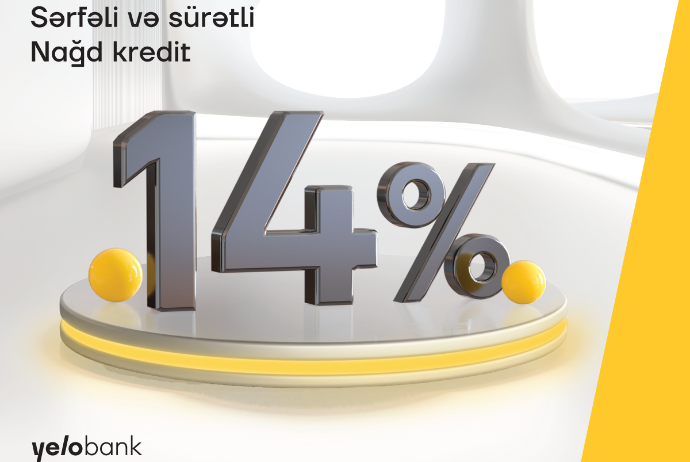 Кредит наличными под 14% от Yelo Bank | FED.az