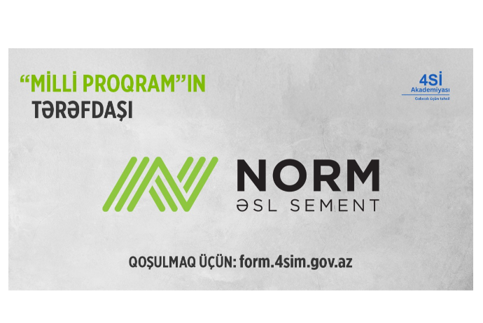 Norm “4Sİ Akademiyası – Milli Proqram”ın yeni mərhələsinin tərəfdaşıdır | FED.az
