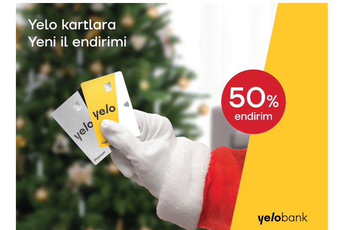 "Yelo Kart" üçün - 50% ENDİRİM KAMPANİYASI! | FED.az