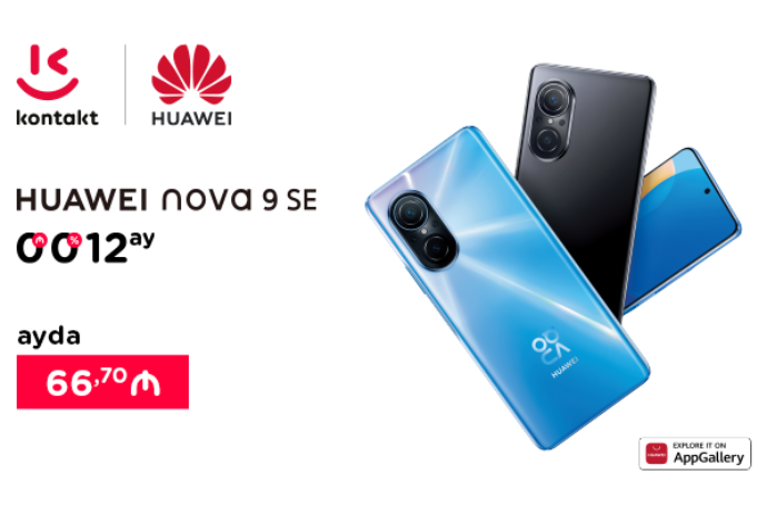 5 üstün özəllikli Huawei Nova 9 SE indi “Kontakt”da – XÜSUSİ ŞƏRTLƏRLƏ | FED.az