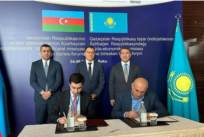 Qazaxıstanla Azərbaycan arasında - Biznes Sazişləri İmzalanıb | FED.az