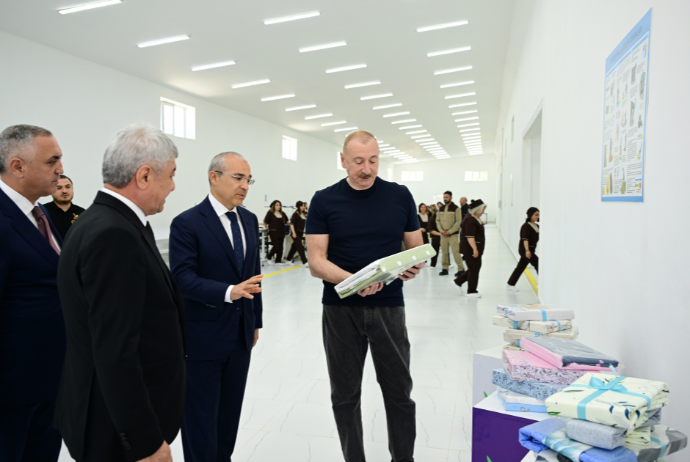 Xocalıda “Qarabağ Tekstil Evi” işə düşdü - 4,2 MİLYON MANAT YATIRIM - FOTOLAR | FED.az