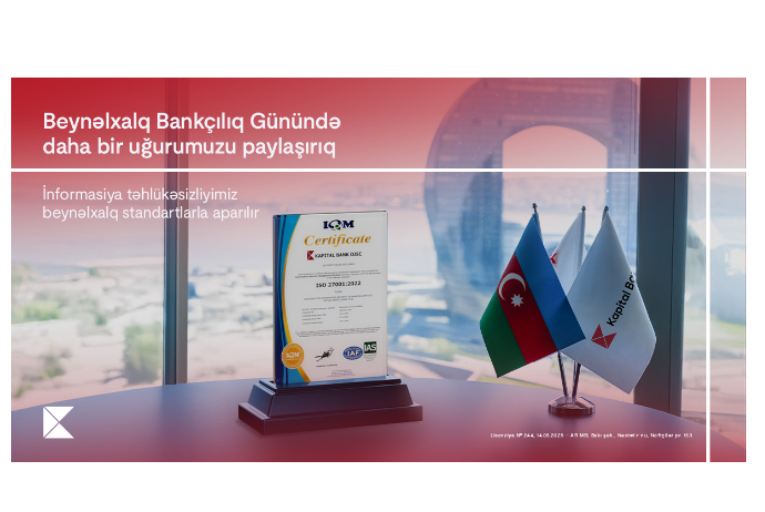 Kapital Bank-dan Beynəlxalq Bankçılıq Günündə - DAHA BİR UĞUR | FED.az