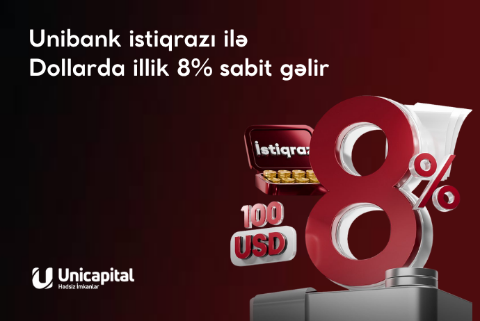 Unibank investorlara dollarda - İLLİK 8% GƏLİR TƏKLİF EDİR | FED.az