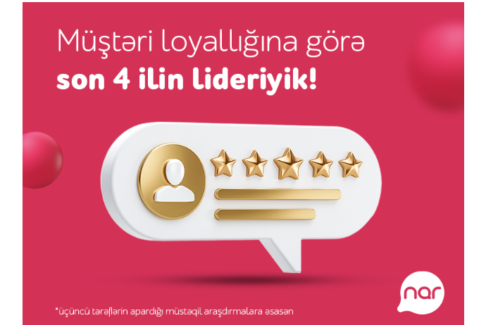 Четвертый год подряд “Nar” лидирует в Индексе лояльности клиентов | FED.az