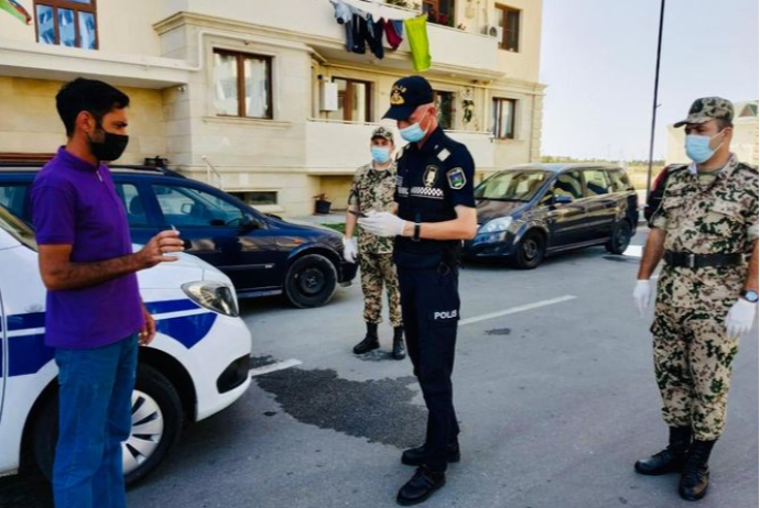 Polis maskasızları cərimələməyə başlayıb - RƏSMİ AÇIQLAMA - FOTOLAR | FED.az