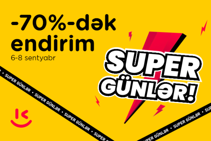 “Kontakt”ın “Super günlər”ində -70%-dək endirim olacaq – YALNIZ 3 GÜN | FED.az