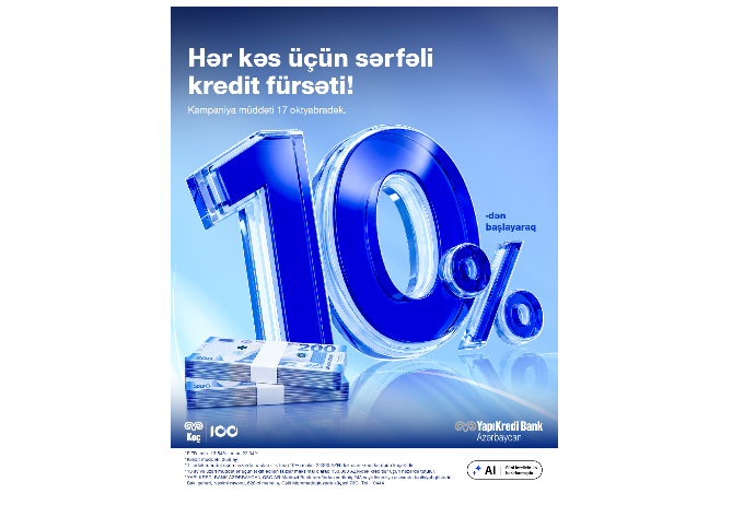 Yapı Kredi Bank Azərbaycan sərfəli payız kredit kampaniyasını - TƏQDİM EDİR! | FED.az