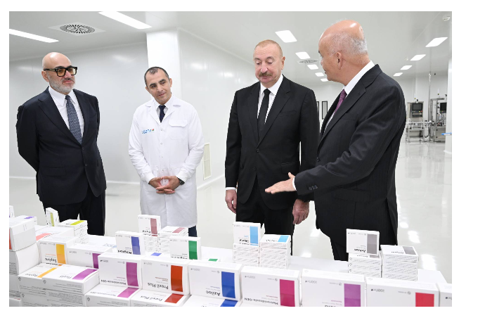 Azərbaycanda ürək, şəkər dərmanları, antibiotiklər istehsal olunacaq - 114 milyonluq müəssisə - İlham Əliyev açılışda | FED.az