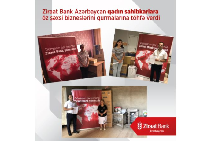 "Ziraat Bank Azərbaycan" qadın sahibkarlara öz şəxsi bizneslərini qurmalarına - TÖHFƏ VERDİ | FED.az