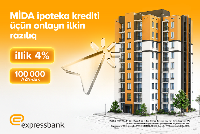 MİDA güzəştli ipoteka krediti - Expressbankda | FED.az