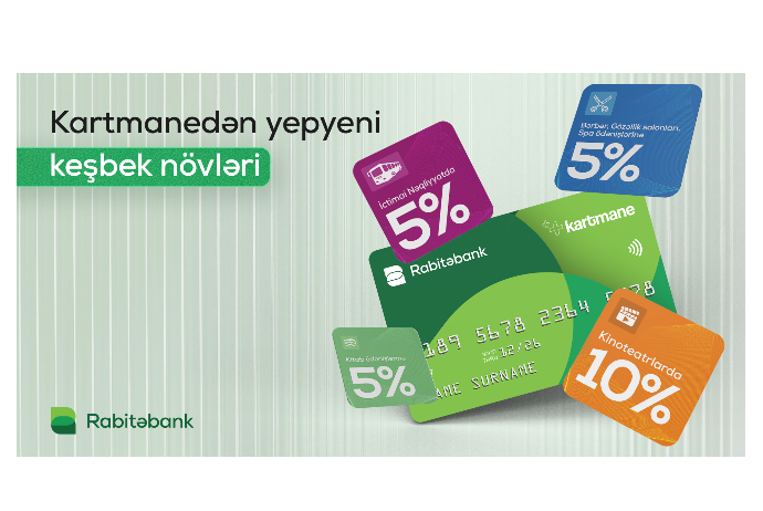 «Rabitəbank» kartlarında – 5-10%-LİK YENİ KEŞBEKLƏR - SİYAHI | FED.az