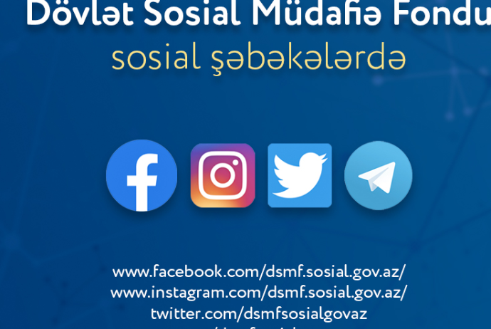 Dövlət Sosial Müdafiə Fondu bu gündən - Sosial Mediada | FED.az