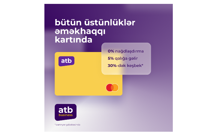 "Azər Türk Bank"dan korporativ müştəriləri üçün yeni unikal - ƏMƏKHAQQI KARTI | FED.az