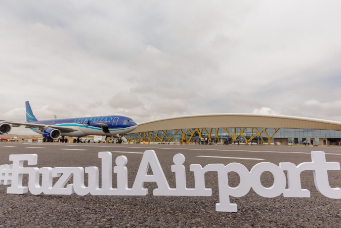 Füzuli aeroportu böyük gün üçün hazırdır... - FOTOLAR | FED.az