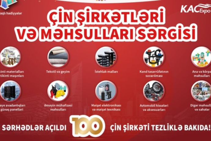 Bakıda “Çin şirkətləri və məhsulları" sərgisinin - AÇILIŞI OLDU | FED.az