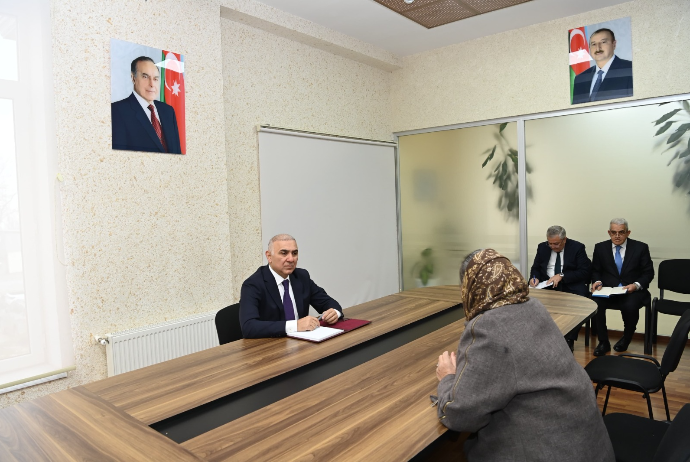 “Azərişığ”ın sədri  Qəbələdə vətəndaşları qəbul edib | FED.az