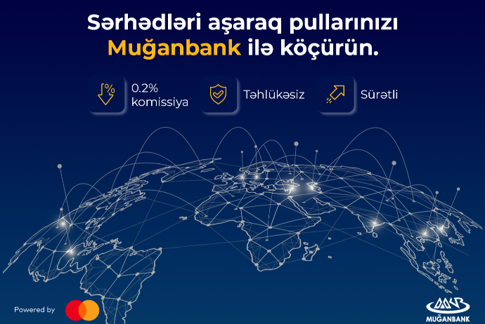 Sərhədləri aşaraq pullarınızı "Muğanbank" ilə - KÖÇÜRÜN | FED.az