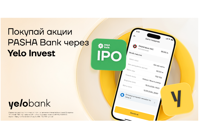 Станьте акционером PASHA Bank с Yelo Invest! | FED.az
