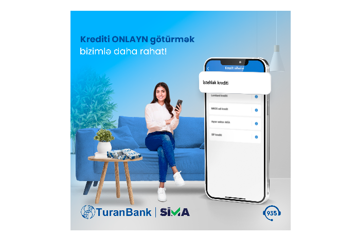 В ТуранБанк удобнее получить онлайн-кредит с SİMA | FED.az
