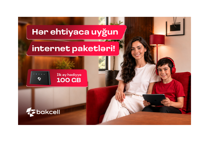 Bakcell-dən Wi-Fi modemi alın, ilk abunəliyiniz pulsuz olsun | FED.az