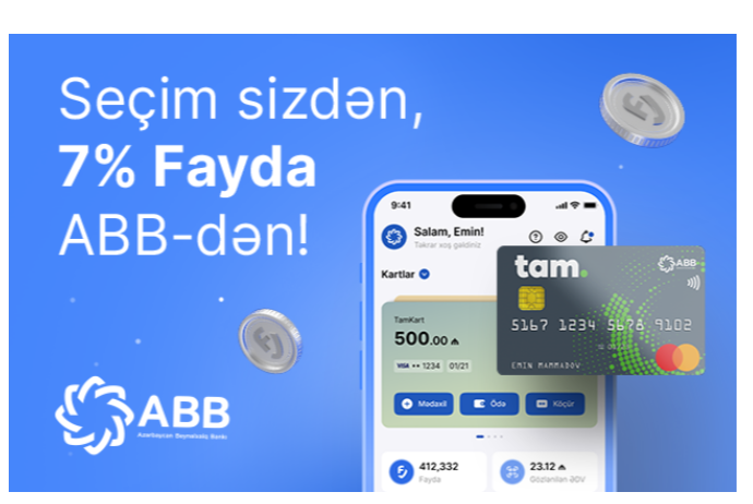 İstənilən ABB kartınızla pos-terminal ödənişlərində - 7% ƏLAVƏ FAYDA! | FED.az